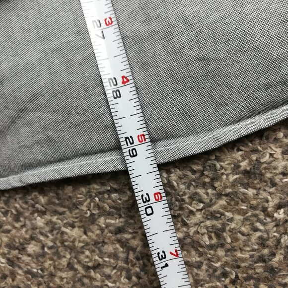 Flint & Tinder Shirt Texas Made Oxford L/S Button Up Gray Mens Medium - Picture 10 of 11